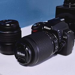 Nikon d40 with lens