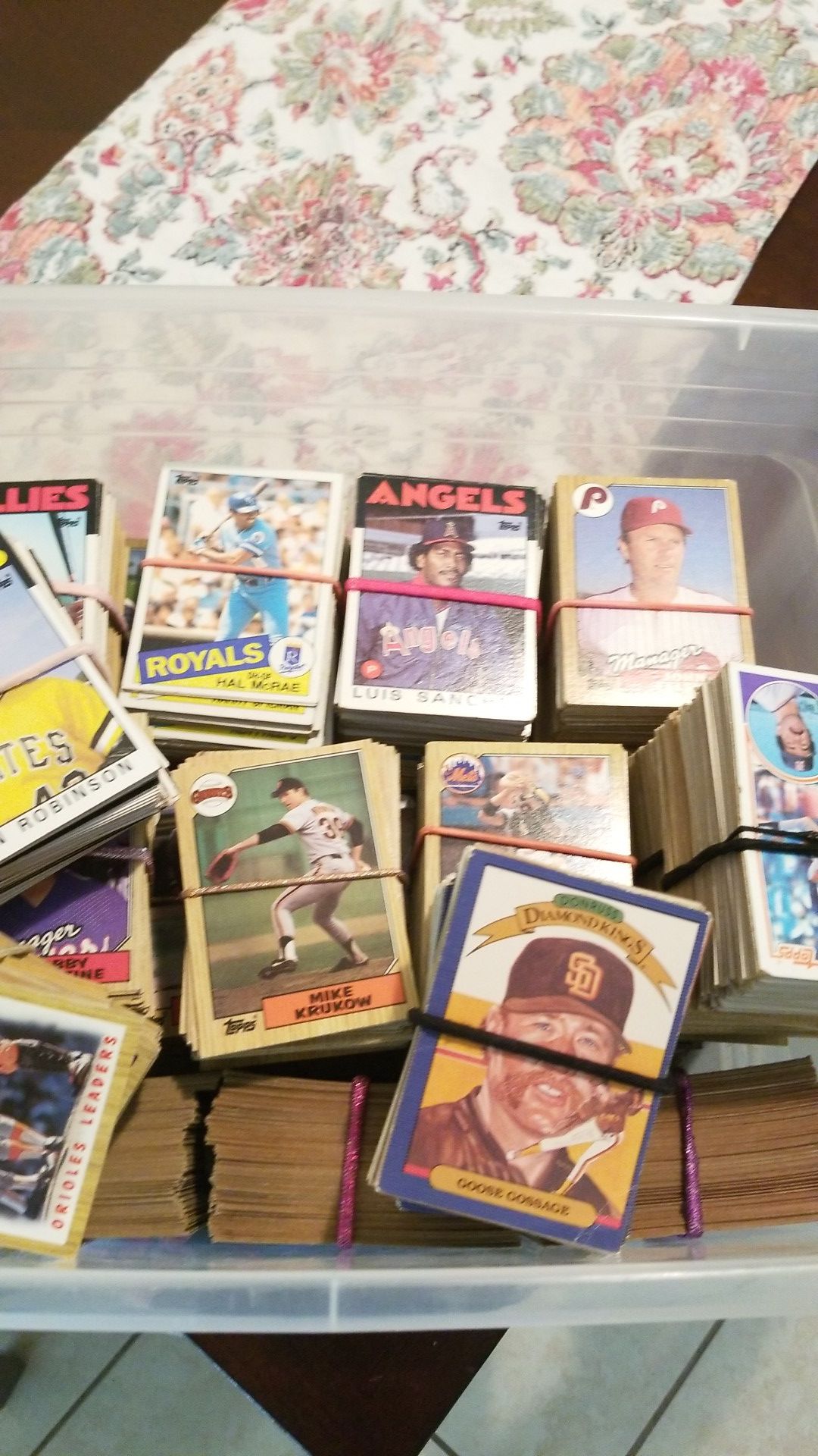 Topps baseball card collection