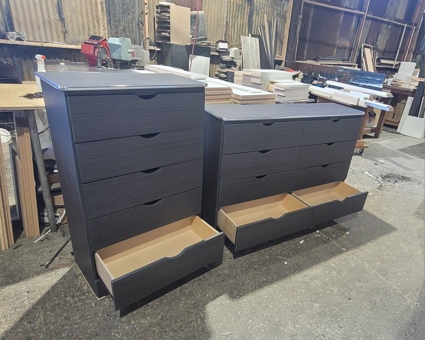 Cajoneras,gray Dresser Set