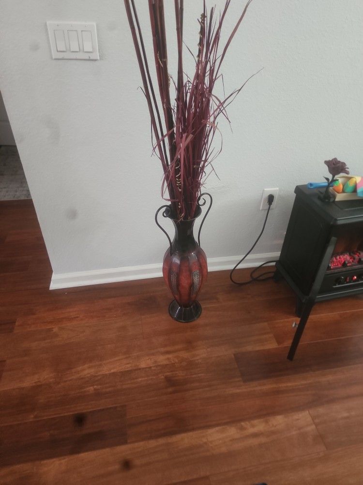 Red Vase + Red Plant