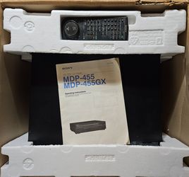 Sony MDP-455 LaserDisc Player - Original Owner - In Box - As-Is - Remote, Manual