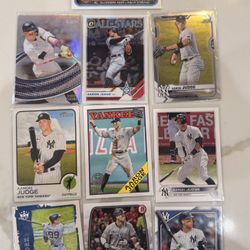 Aaron Judge Exclusive Card Lot (10) Inserts Foils NY Yankees MVP Topps Chrome
