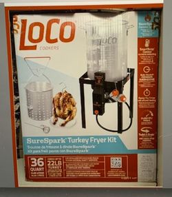 Loco Cookers 36qt. Sure Spark Turkey Fryer