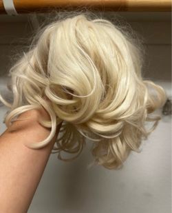 Marylin Monroe Halloween wig blonde short hair wig