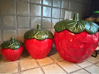 Strawberry Cookie Jars