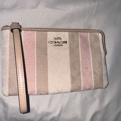 Coach Pink Wristlet
