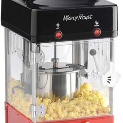 Disney Mickey mouse Kettle Style Popcorn Popper machine