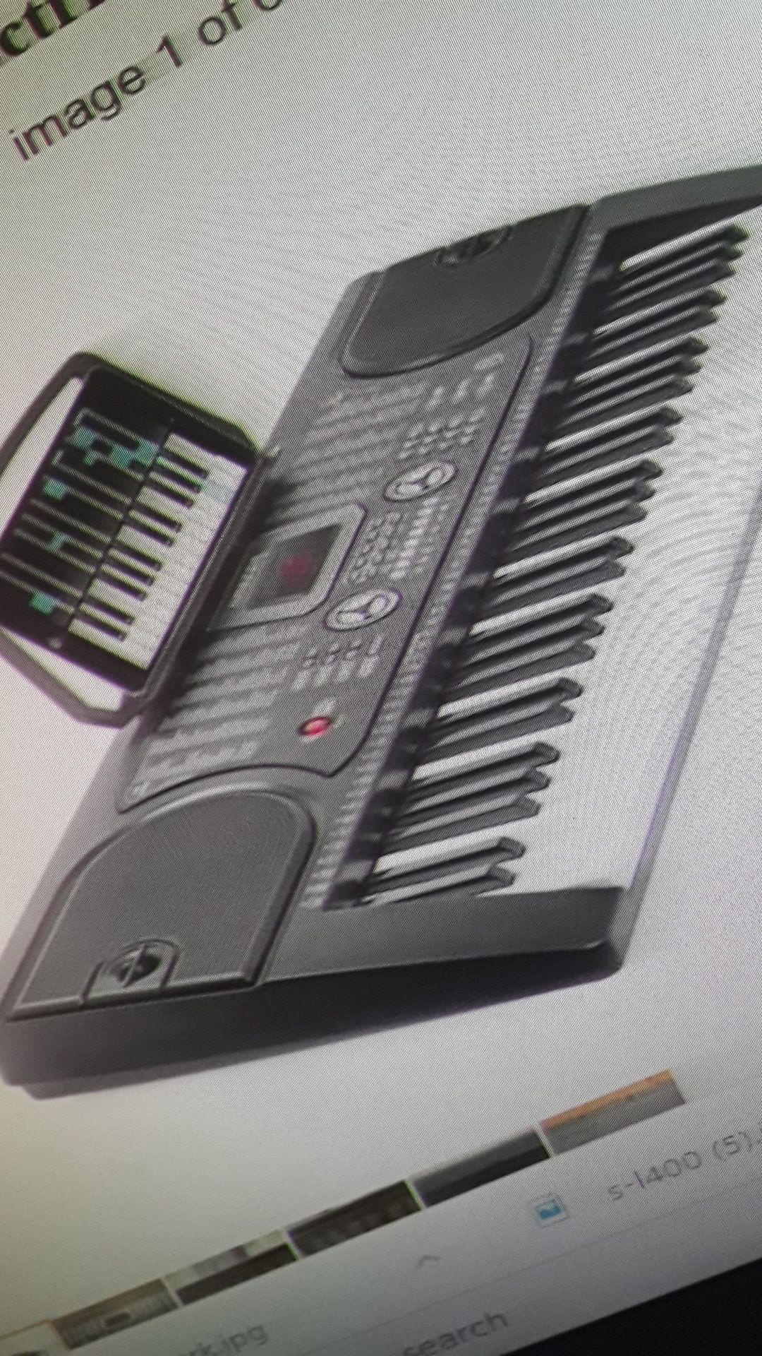 61 key electronic piano electronic organ keyboard w/ microphone