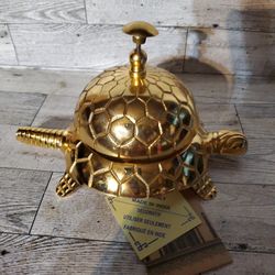 Vintage Brass Bell Turtle 🐢 
