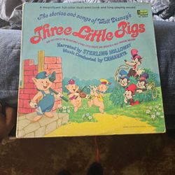 1967 Disney Land Records Walt Disney's The Three Little Pigs