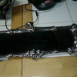 Skull ...Rear View Mirror... Custom/Hot Rod Style