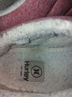 Hurley slip on shoes size 7