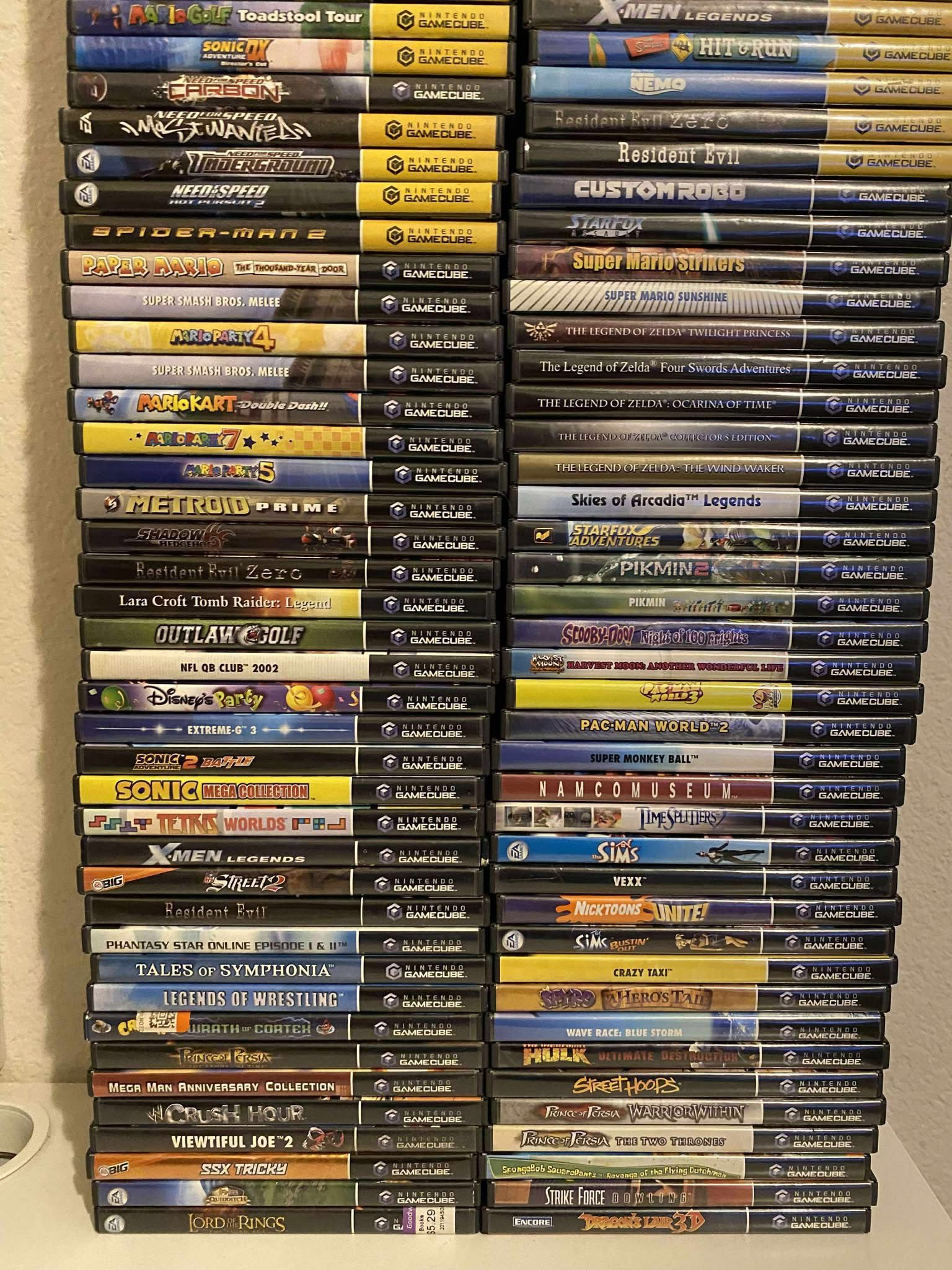 Selling Nintendo GameCube Games
