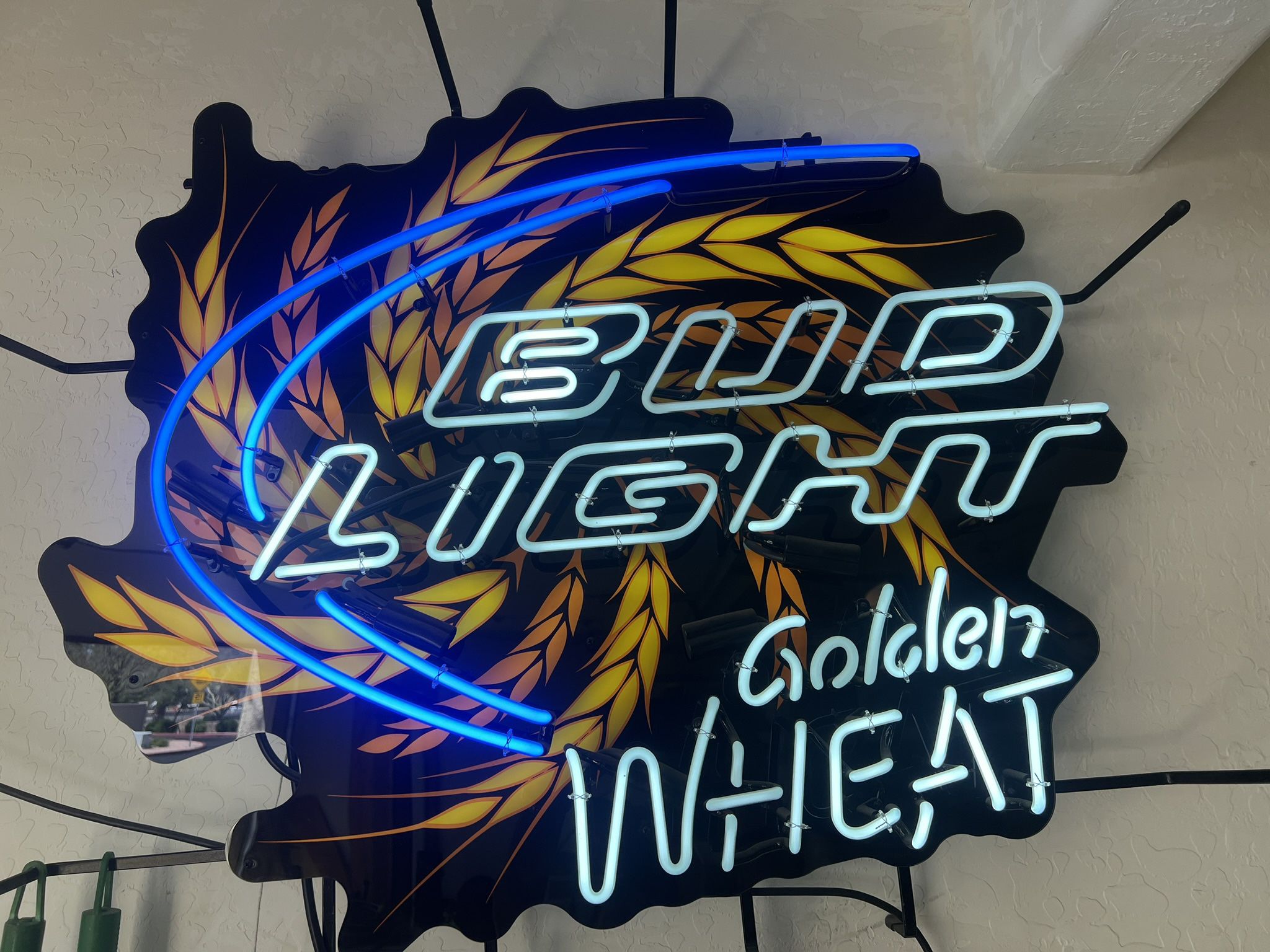 Rare Bud Light Wheat Neon