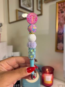 Starbucks Beaded Pen