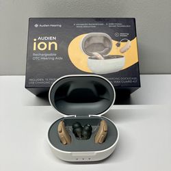 Audien Ion Rechargeable OTC Hearing Aids - Like New