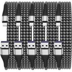 iPhone Charger Cable,5 Pack 10ft [MFi Certified] Extra Long Lightning Cable,Strong Nylon Braided 10 Foot Charging Cord for iPhone 12/11/11Pro/11Max/ X