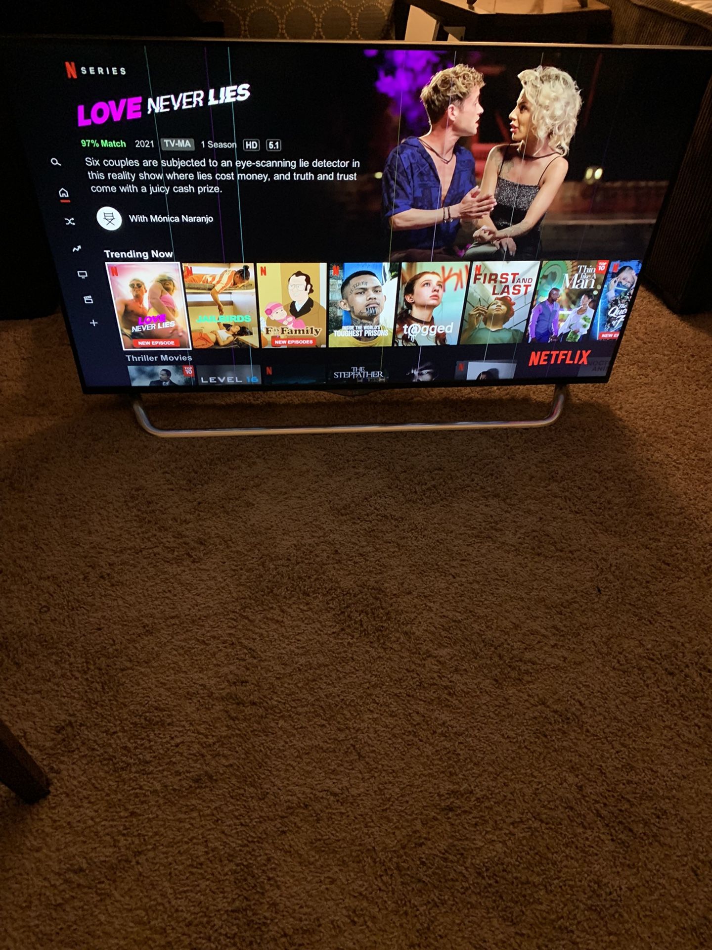 LG 50” TV $100