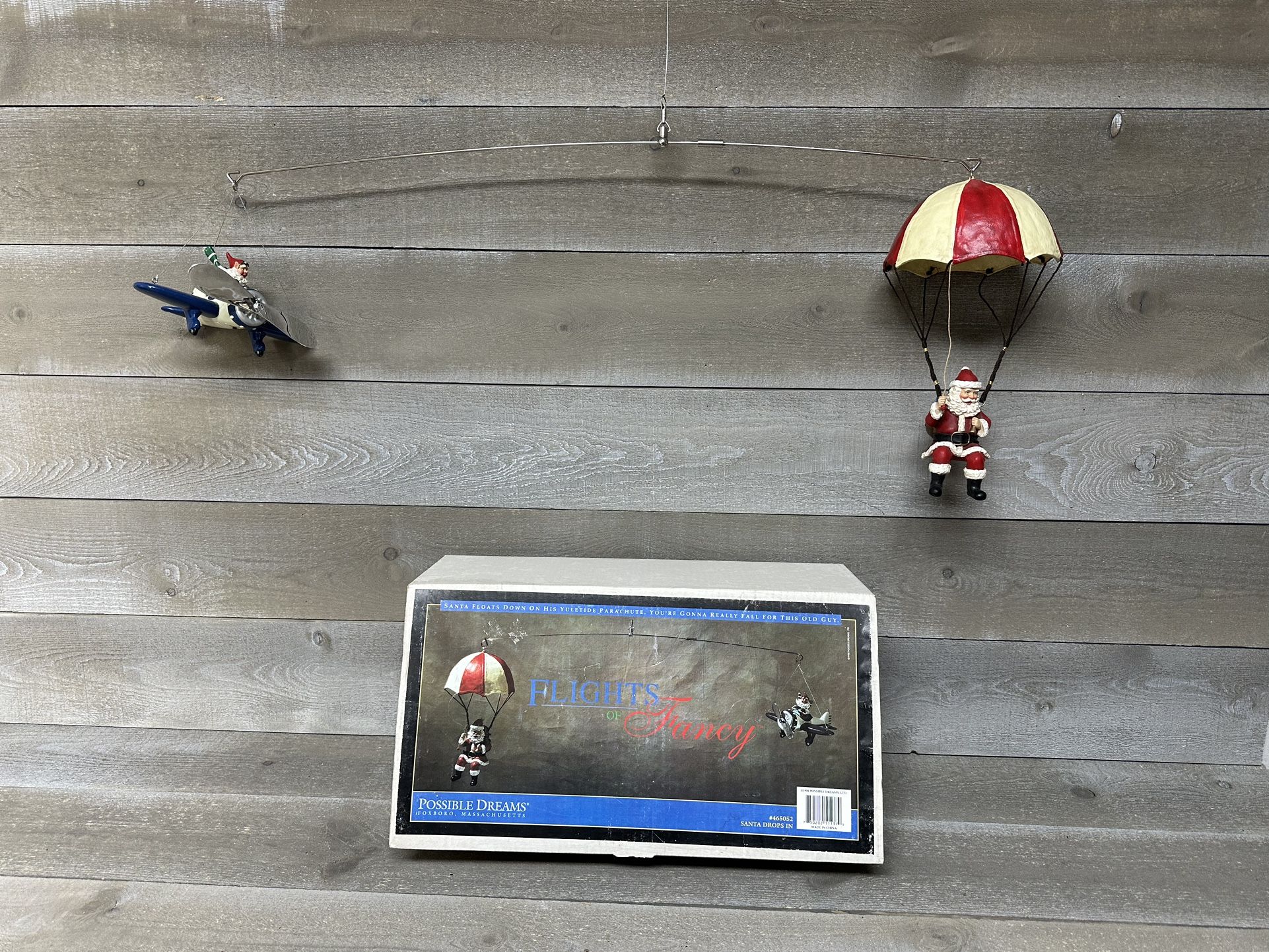 Possible Dreams Flights of Fancy Santa Drops In 465052 Parachute Airplane Mobile