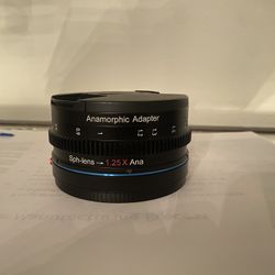 Anamorphic Adapter 1.25x (Spherical Lens to Anamorphic)