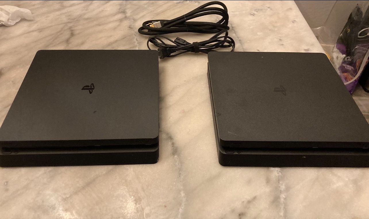 two Ps4 consoles