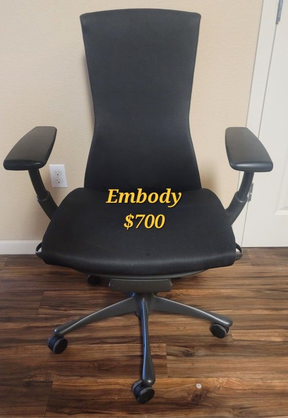 Herman Miller Embody Office Desk Gaming Chairs