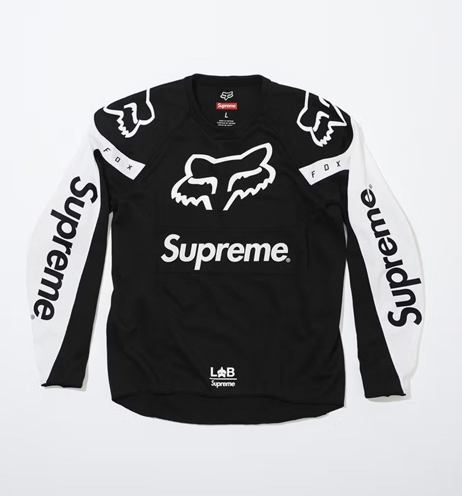 SUPREME FOX RACING MOTO JERSEY TOP Sz MEDIUM
