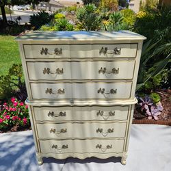 French Provincial Tallboy Dresser by Huntley Furniture Co.
