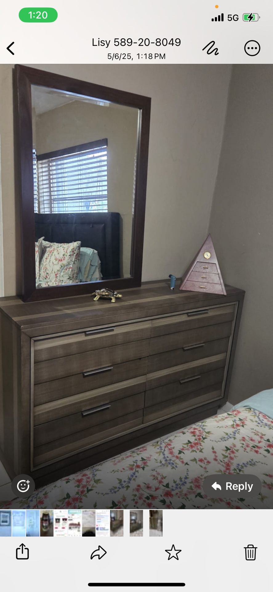 Dresser With Mirror 125.00