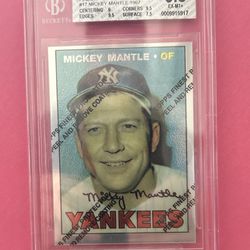1996 Topps Mickey Mantle Baseball Trading Card
