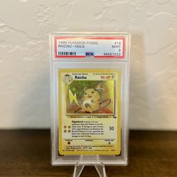 1999 Fossil Raichu Holo
