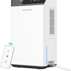 Dual Semiconductor Dehumidifier For Home With 1.5m Drain Hose, Up to 540 sq.ft With 60oz Watertank