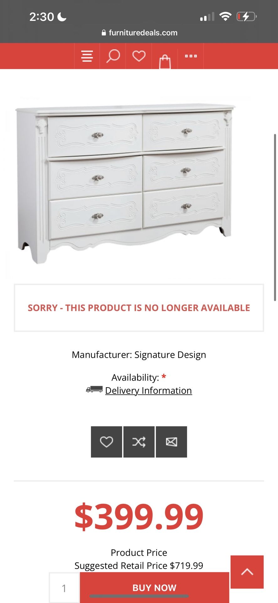 Dresser And 4-1 Crib