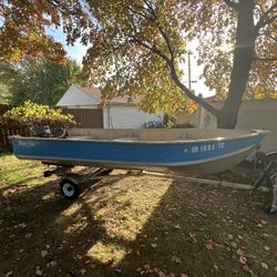 13.5 foot Aluminum Fishing Boat