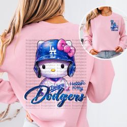 Hello Kitty Night, Dodgers, Crewnecks, Custom Shirts 