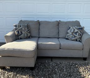 Gray 3-Seat Sectional Delivery Available
