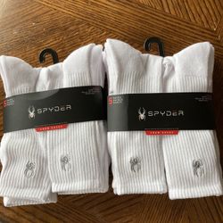 NWT Spyder Men’s Crew Socks 10 pairs 