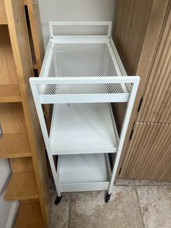 IKEA NISSAFORS White Utility Cart