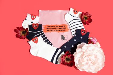 Colorful Heart Socks for Women | Gift for Her | Fun Socks | Custom Gift Packaging | 5 Pair Pack