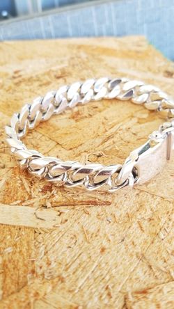 925 STERLING SILVER MIAMI LINK BRACELETS