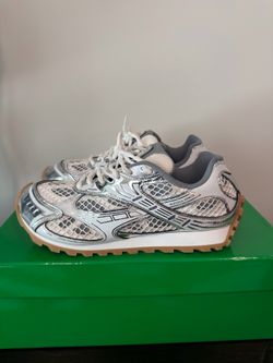 Bottega veneta silver orbit sneaker