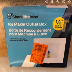 SharkBite 1/2 in. Brass Ice Maker Outlet Box