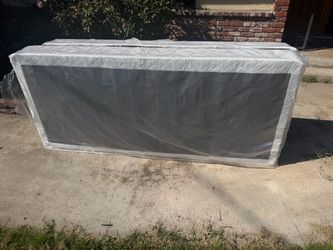 Box Spring Set in Plastic Wrap