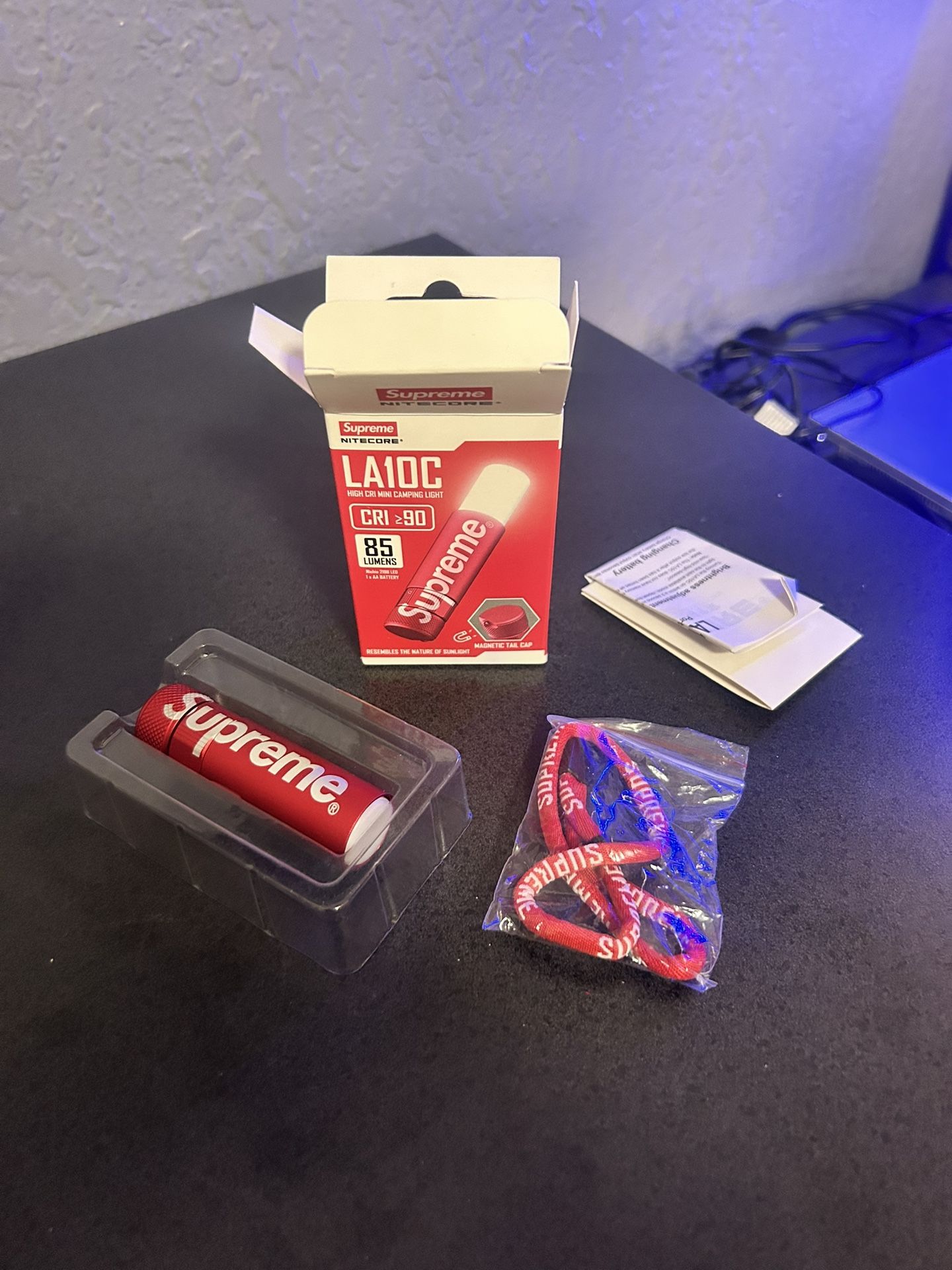 Red Supreme NITECORE Mini Magnetic Flashlight