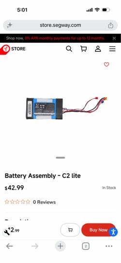 Segway Battery Assembly C2 Lite replacement
