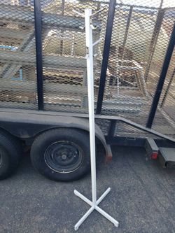 Metal coat rack
