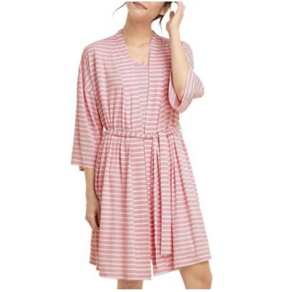 dj draper james womens 2 piece robe and sleepshirt set