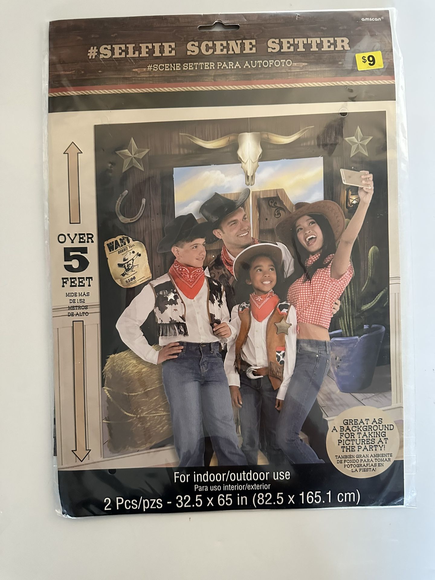Cowboy Party Backdrop