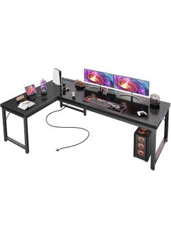 Huuger 63 Inch L Shaped Desk
