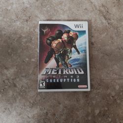 Nintendo Wii Game Metroid Prime 3 Corruption